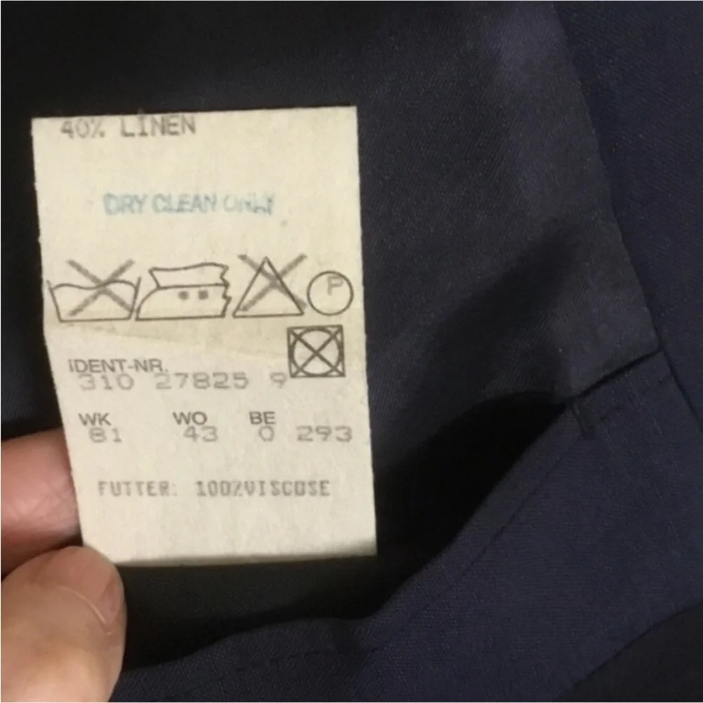Designer BOSS Hugo Boss Men's Blazer Jacket Silk Linen blend Single Breasted
